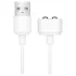 Satisfyer - cable cargador USB magnético - 2 unidades - blanco