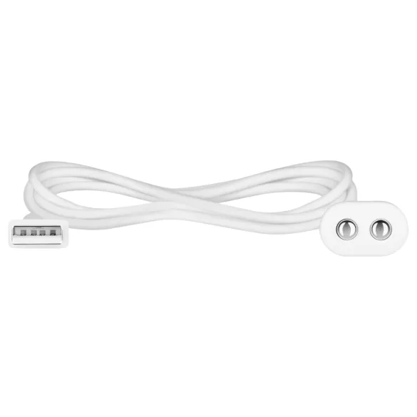Satisfyer - cable cargador USB magnético - 2 unidades - blanco