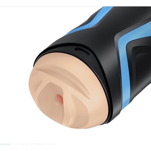 Satisfyer Men One - masturbador con succión - silicona azul negro