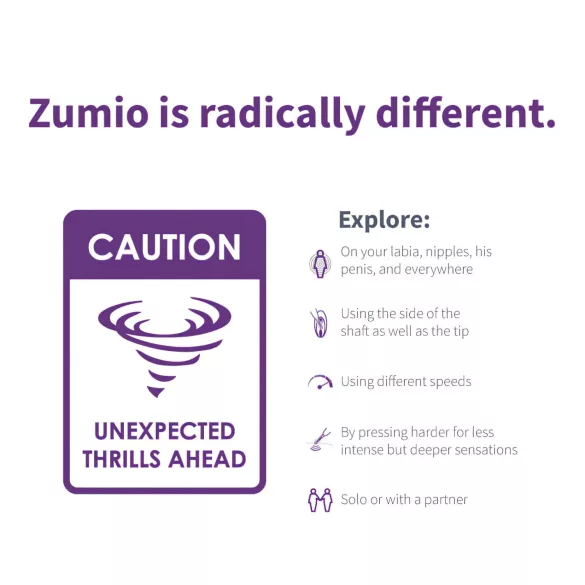 Zumio Soft - vibrador recargable para clítoris - silicona - lila