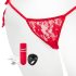 Set de Tanga Vibradora Screaming O - rojo (S-L)
