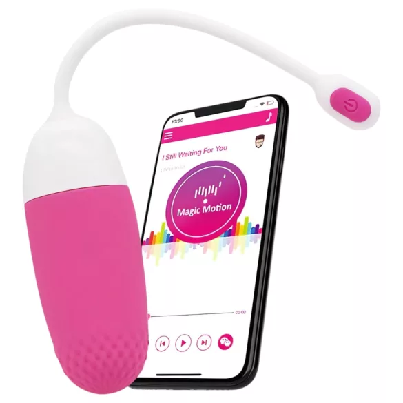 Magic Motion Vini - Huevo vibrador inteligente - silicona rosa y blanco