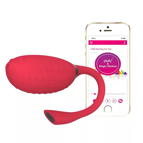 Magic Motion Fugu - Huevo vibrador controlado por app (rojo)