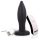 Plug Gritón - vibrador anal inalámbrico con batería recargable (negro)