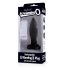 Plug Gritón - vibrador anal inalámbrico con batería recargable (negro)
