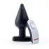 Screaming Plug XL - consolador anal vibrador - silicona negra