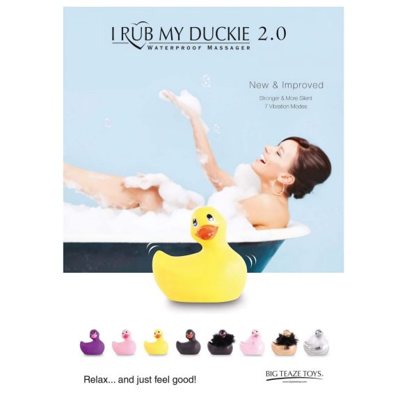 My Duckie 2.0 - vibrador de clítoris impermeable (rosa)