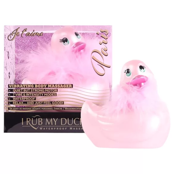 My Duckie Paris 2.0 - vibrador patito impermeable para clítoris (rosa)