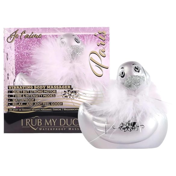 Pato Paris 2.0 - Vibrador de clítoris (plata)