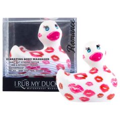   My Duckie Romance 2.0 - vibrador impermeable para clítoris - blanco y rosa