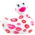 My Duckie Romance 2.0 - vibrador impermeable para clítoris - blanco y rosa