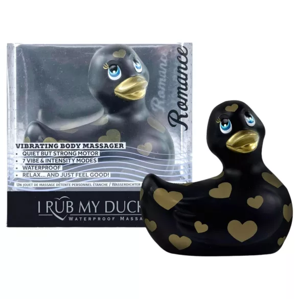My Duckie Romance 2.0 - vibrador para clítoris - negro y dorado