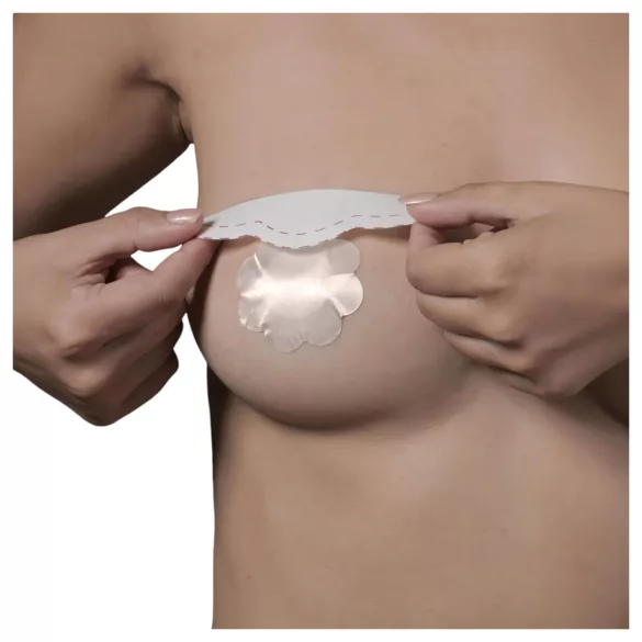 Bye Bra - sujetador adhesivo invisible D-F - color rosa - 6 unidades