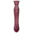 ZALO Queen - vibrador punto G y clítoris ondas de aire - silicona roja