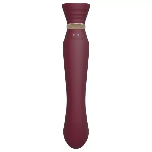 ZALO Queen - vibrador punto G y clítoris ondas de aire - silicona roja