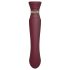 ZALO Reina - Vibrador rojo para punto G y clítoris con ondas de aire
