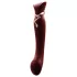 ZALO Queen - vibrador punto G y clítoris ondas de aire - silicona roja