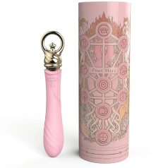   ZALO Courage Heating - vibrador punto G recargable de lujo - silicona rosa