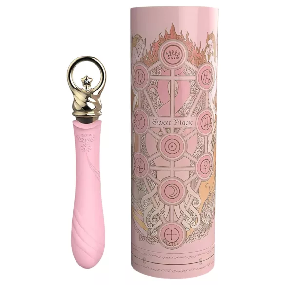ZALO Courage Heating - vibrador punto G recargable de lujo - silicona rosa