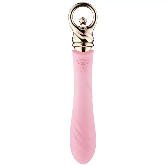 ZALO Courage Heating - vibrador punto G recargable de lujo - silicona rosa