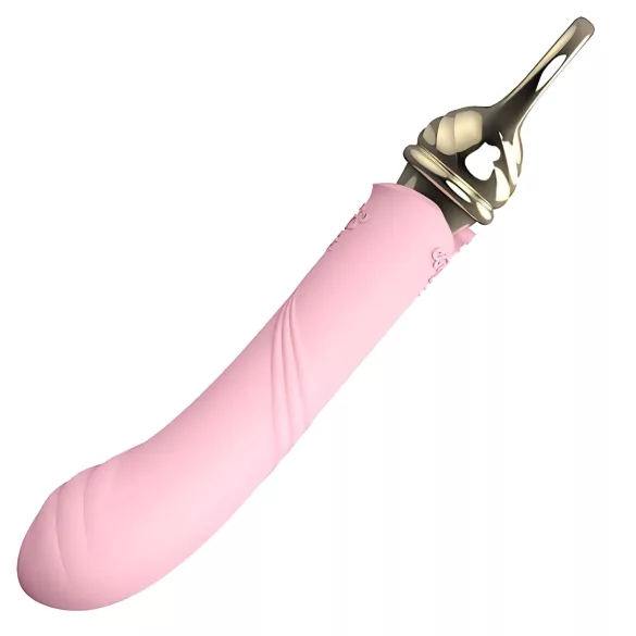 ZALO Courage Heating - vibrador punto G recargable de lujo - silicona rosa