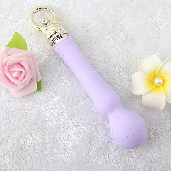 ZALO Confidence - vibrador masajeador recargable de lujo - silicona lila