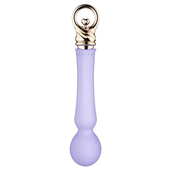 ZALO Confidence - vibrador masajeador recargable de lujo - silicona lila