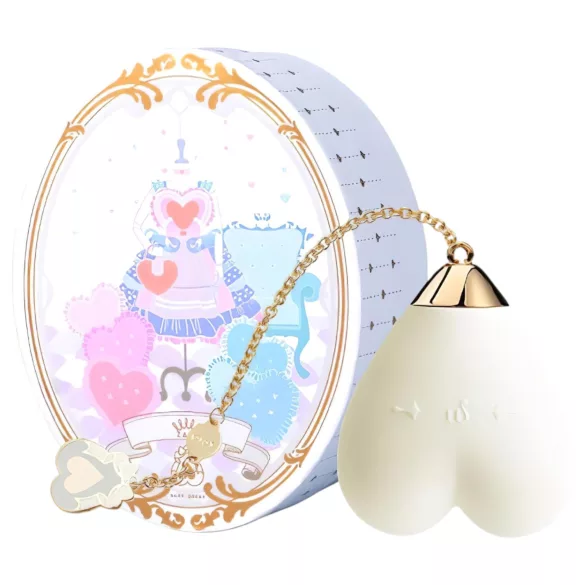ZALO Baby Heart - vibrador de clítoris con control por aplicación (blanco)