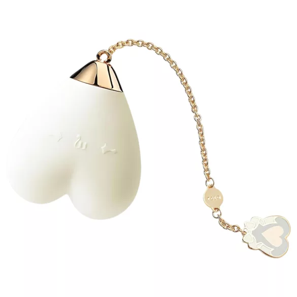 ZALO Baby Heart - vibrador de clítoris con control por aplicación (blanco)
