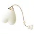 ZALO Baby Heart - vibrador de clítoris con control por aplicación (blanco)