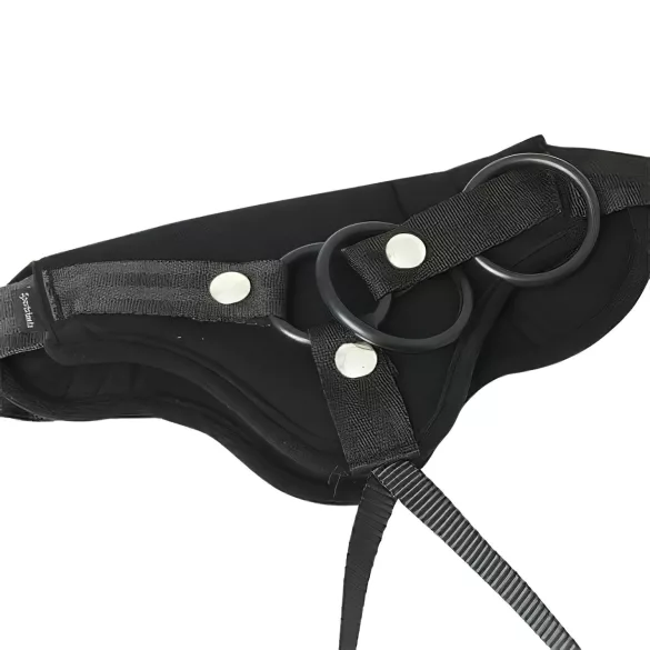 Sportsheets Plus Size - Arnés inferior para juguetes (negro)