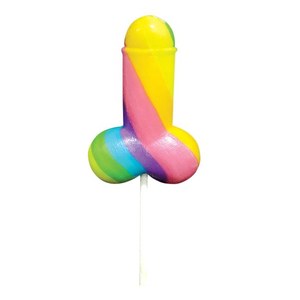 Rainbow Cock Pop - piruleta pene - sabor frutas - 85g
