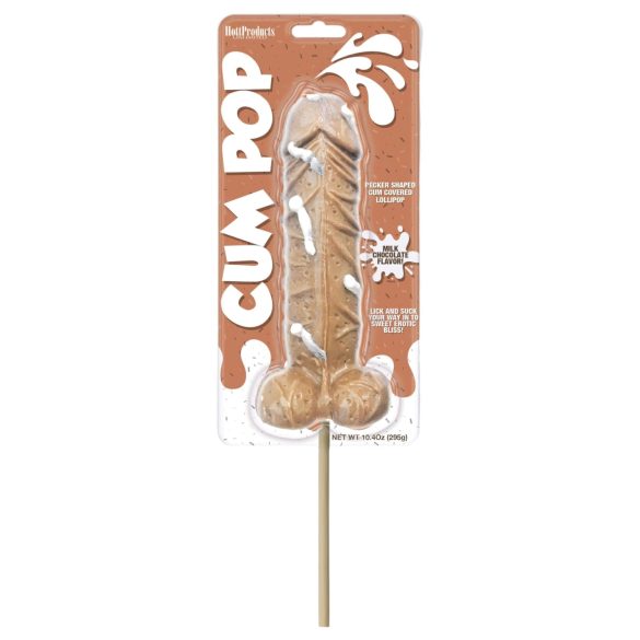 Cum Cock Pop - piruleta GIGA con forma de pene (295g) - chocolate con leche