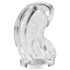 OXBALLS Cock Lock - Jaula de Silicona para Pene (Transparente)