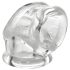 OXBALLS Cocksling 2 - anillo pene y estirador (transparente)
