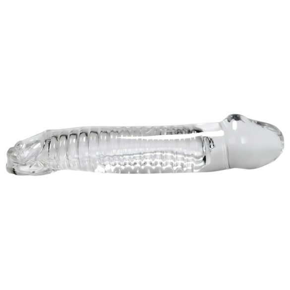 OXBALLS Muscle - funda texturizada para pene (transparente)