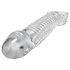 OXBALLS Muscle - funda texturizada para pene (transparente)