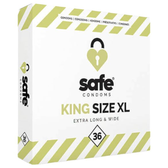 SAFE King Size XL - preservativo extra grande (36 unidades)