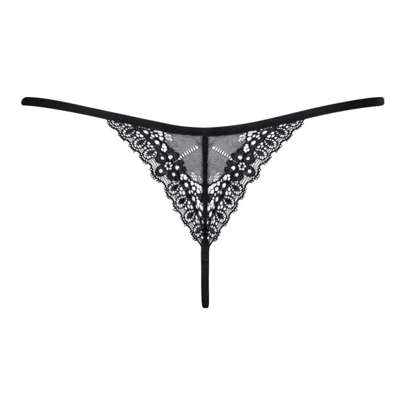 Obsessive Intensa - tanga con tiras - encaje - negro