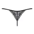 Obsessive Intensa - tanga con tiras - encaje - negro
