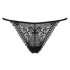 Obsessive Intensa - tanga con tiras - encaje - negro