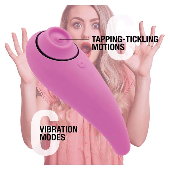 FEELZTOYS Femmegasm - vibrador 2 en 1 para clítoris recargable - color rosa
