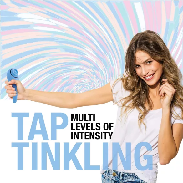 FEELZTOYS Femmegasm - vibrador estimulador clítoris recargable 2 en 1 azul