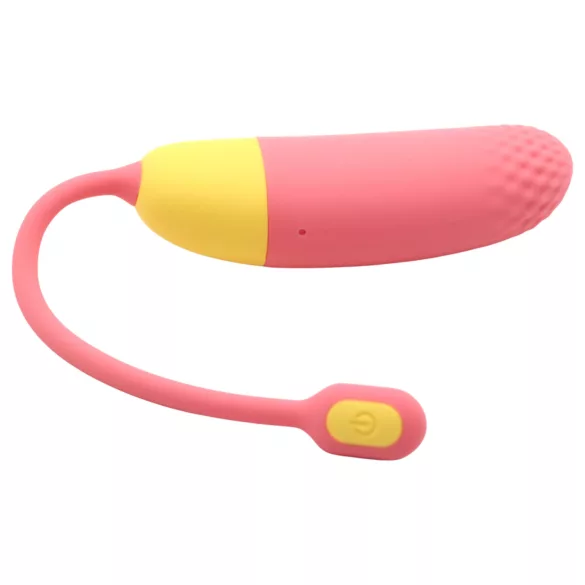 Magic Motion Vini - huevo vibrador inteligente recargable - silicona naranja