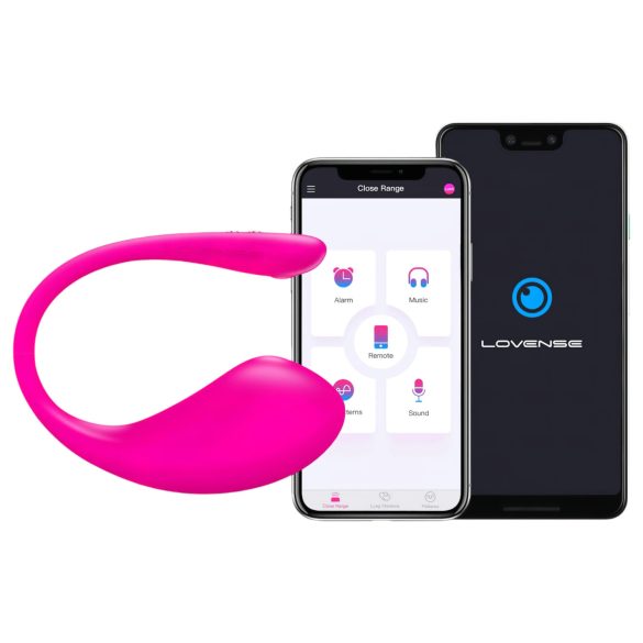 Lovense Lush 3 - huevo vibrador inteligente - silicona rosa