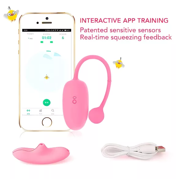 Magic Motion - Bolas Kegel vibradoras - silicona rosa