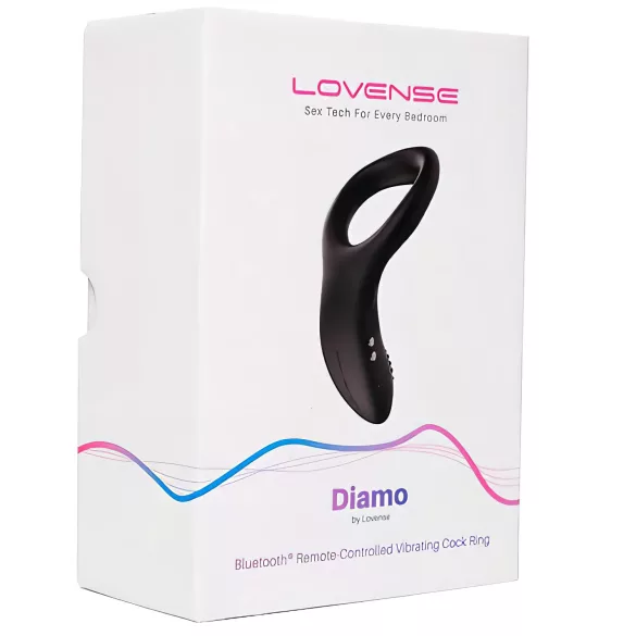 LOVENSE Diamo - anillo vibrador inteligente para el pene (negro)