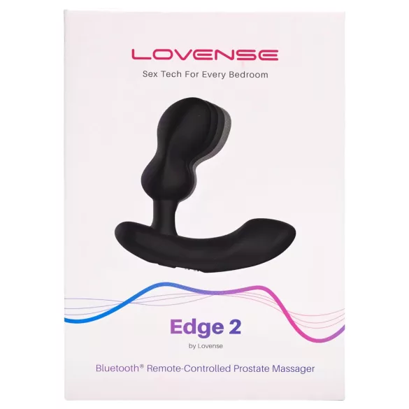 LOVENSE Edge 2 - vibrador prostático inteligente (negro)