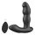 Aixiasia Hiross - vibrador anal rotativo - silicona negra