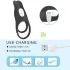 Aixiasia Hoody B - anillo para pene recargable control remoto silicona negro